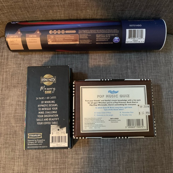 Fun game lot! 3 oldschool revamped games.Pickup sticks,memory and pop music quiz - Picture 2 of 5